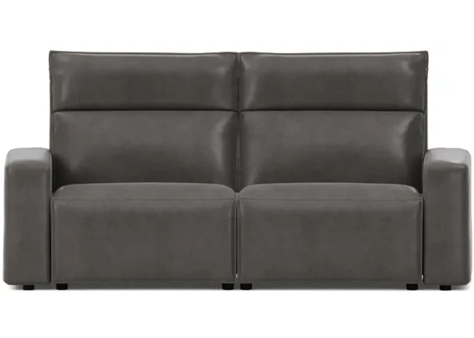 ModularTwo Grey Dual Power Reclining Loveseat