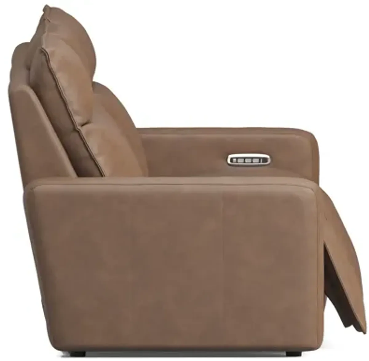 ModularTwo Brown Dual Power Reclining Sofa