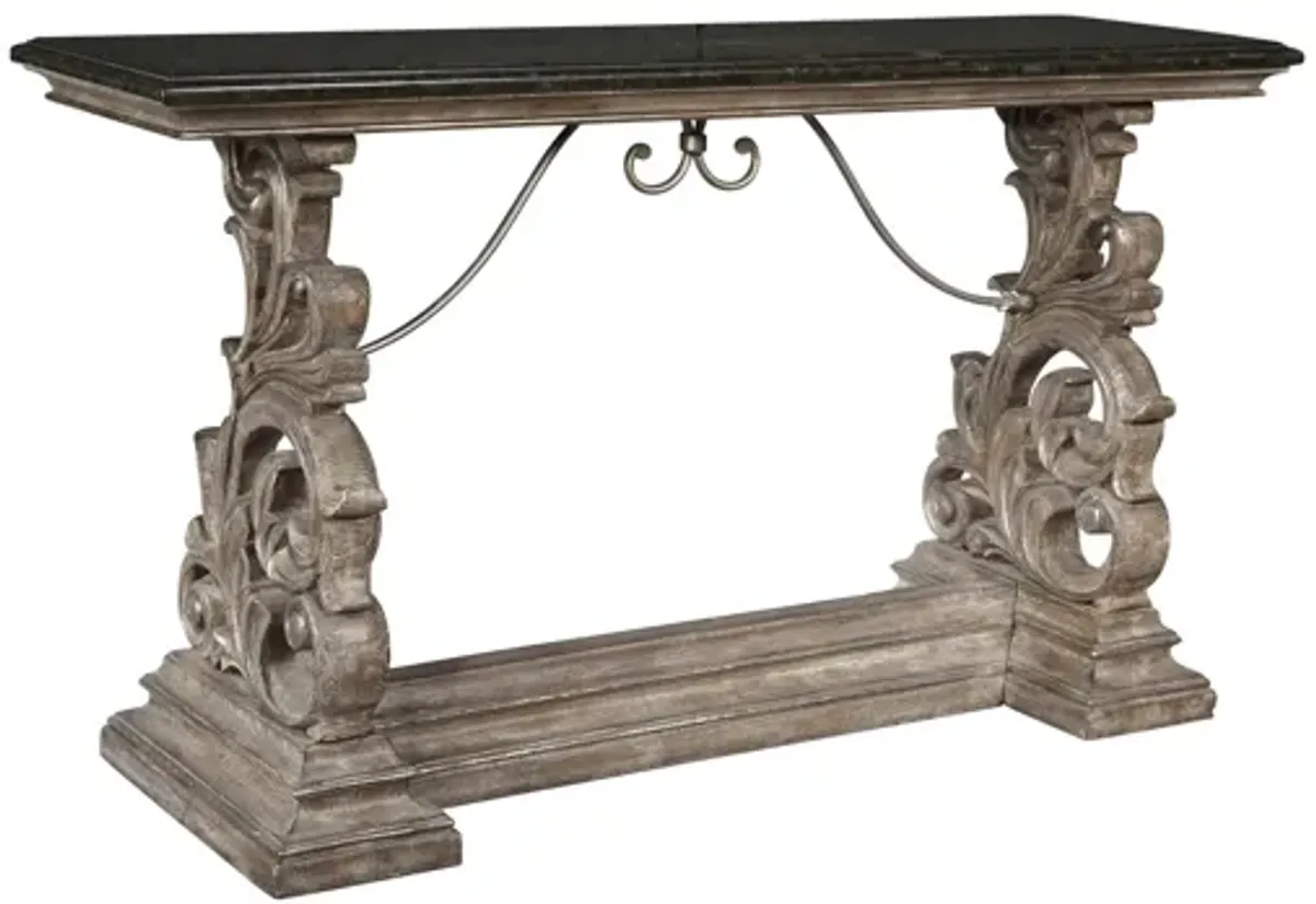 Marble Top Console Table