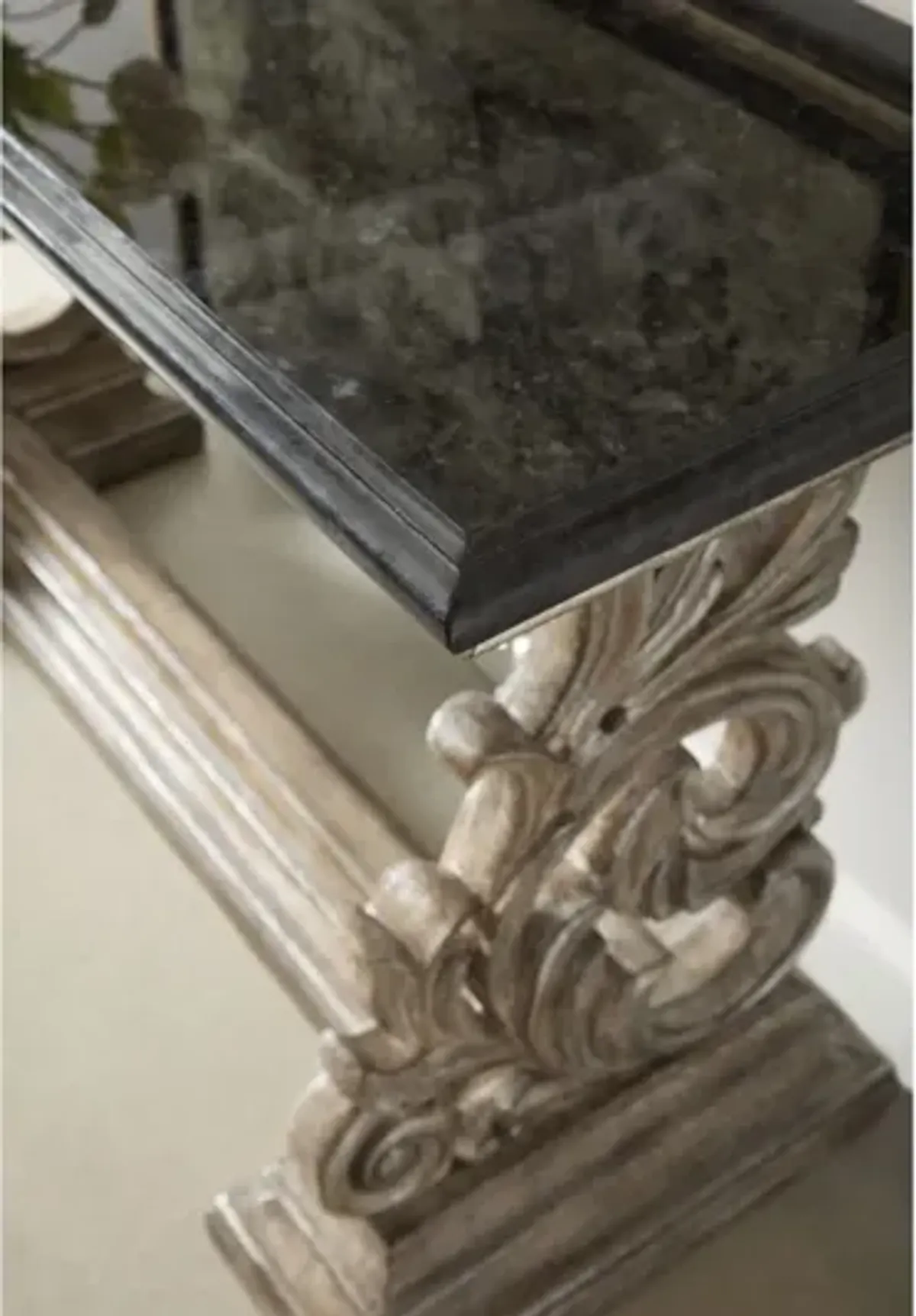 Marble Top Console Table