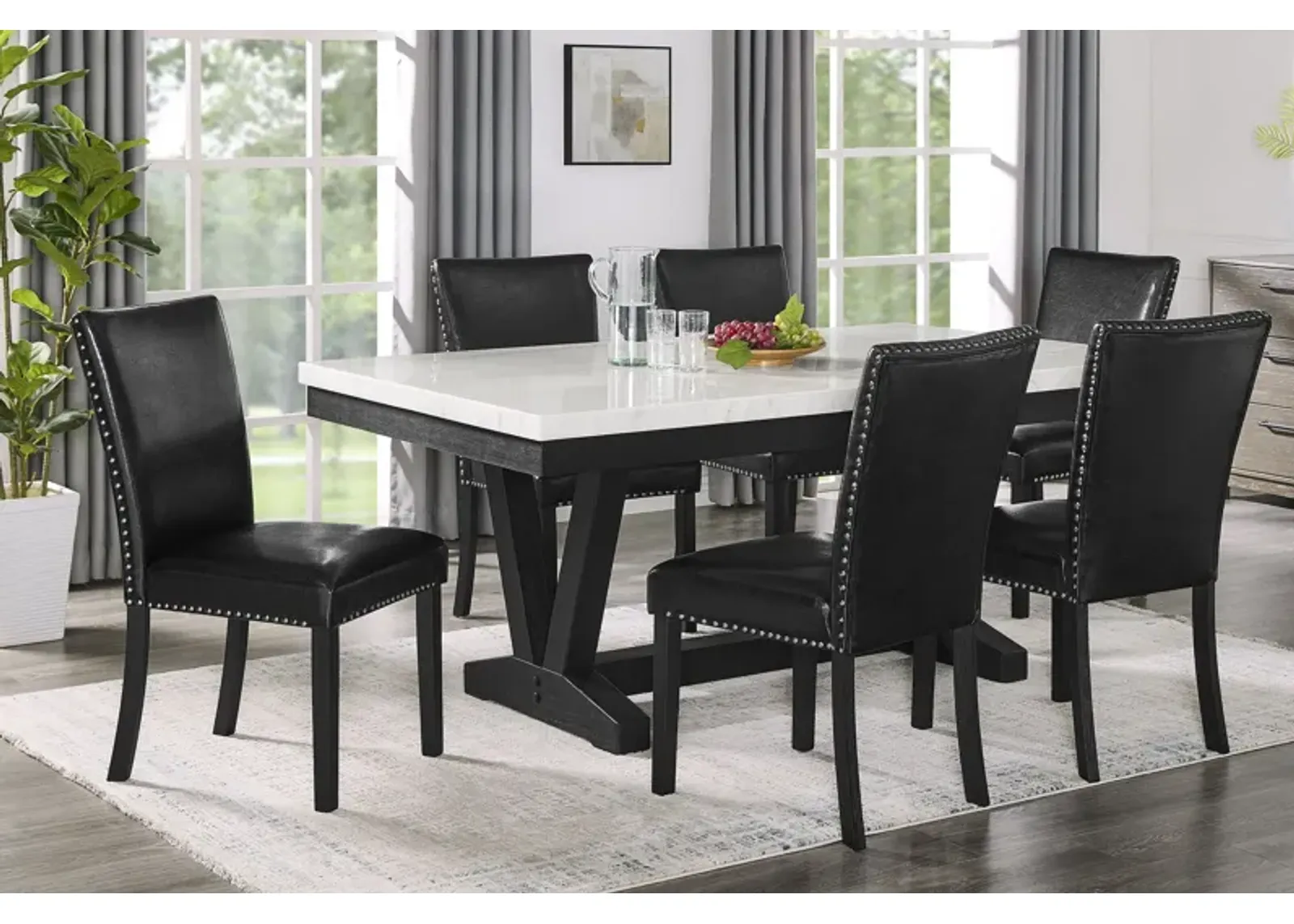 Fraser Table + 6 Chairs