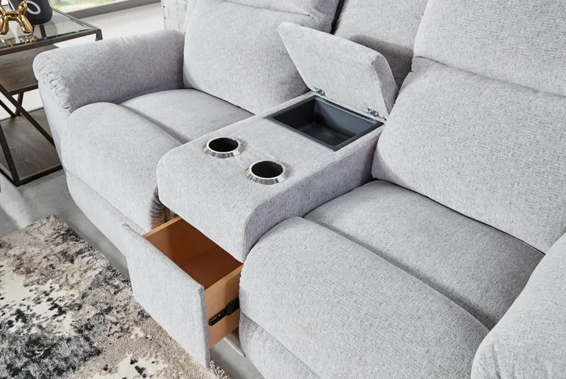 Joel Reclining Console Loveseat by La-Z-Boy