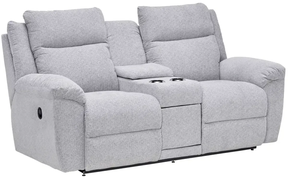 Joel Reclining Console Loveseat by La-Z-Boy