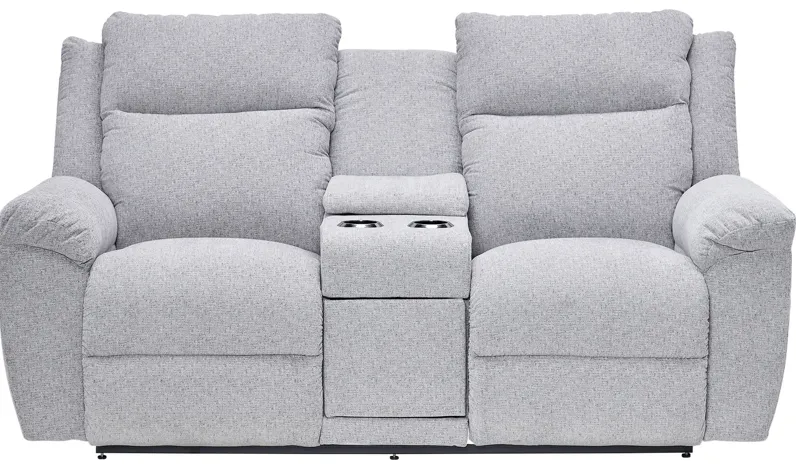 Joel Reclining Console Loveseat by La-Z-Boy