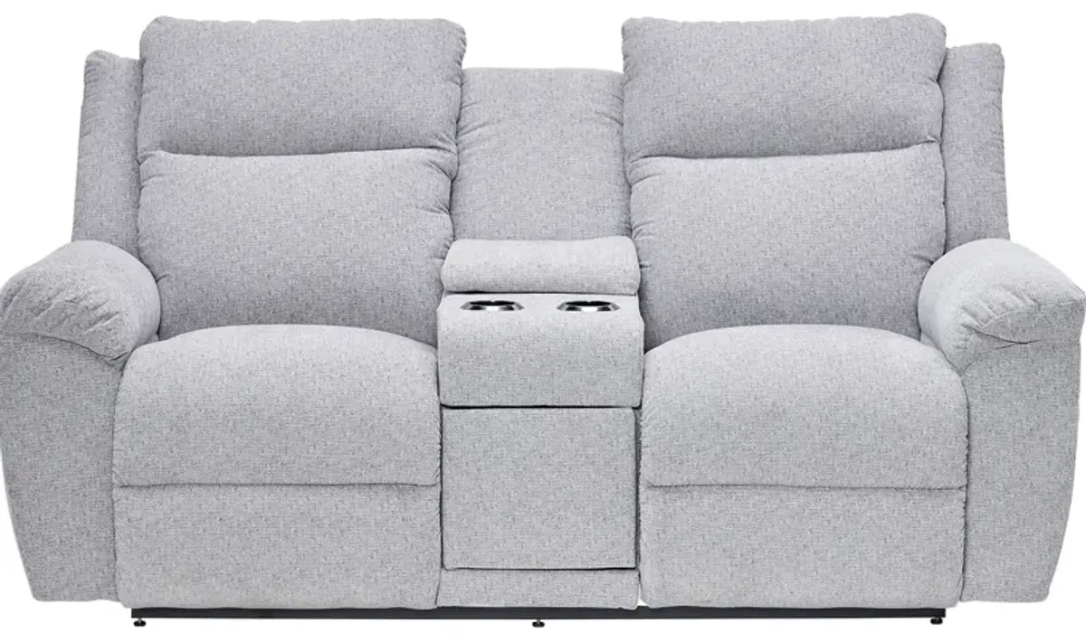 Joel Reclining Console Loveseat by La-Z-Boy