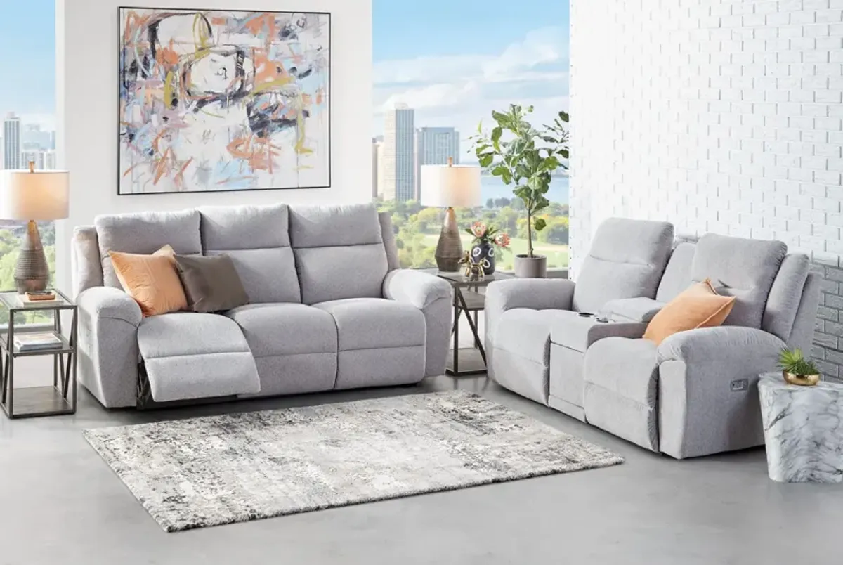 Joel Dual Power Reclining Sofa by La-Z-Boy