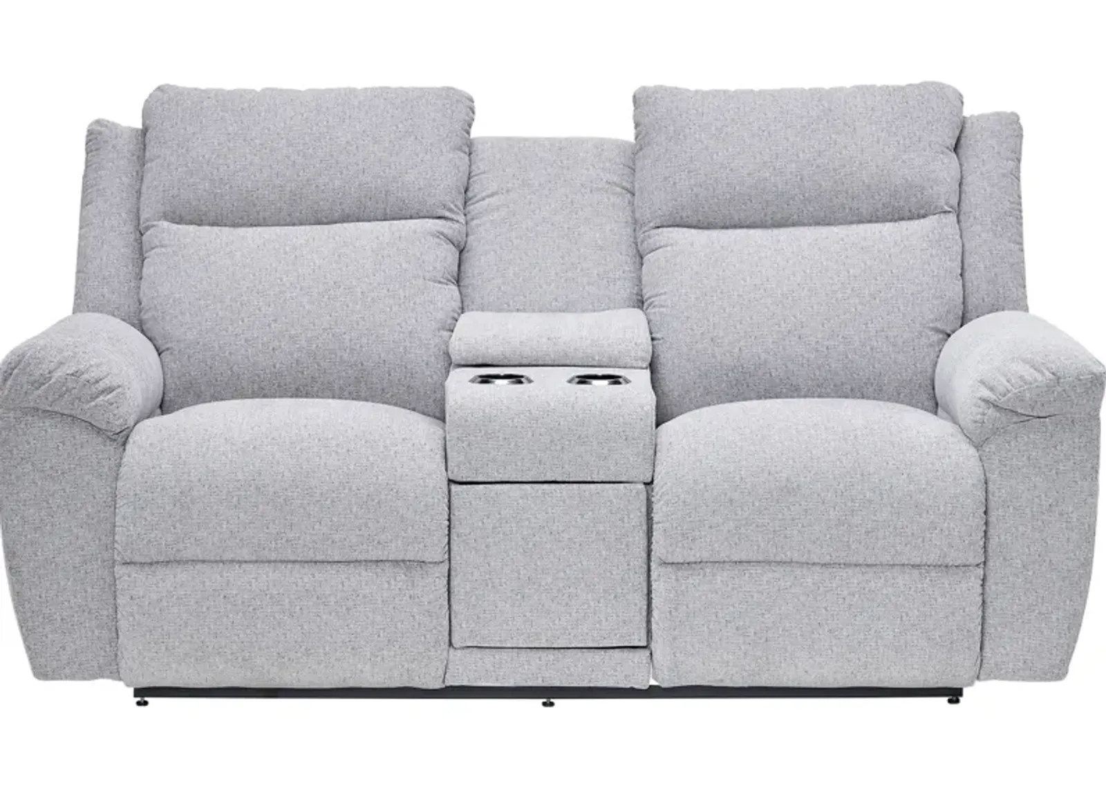 Joel Dual Power Reclining Console Loveseat by La-Z-Boy