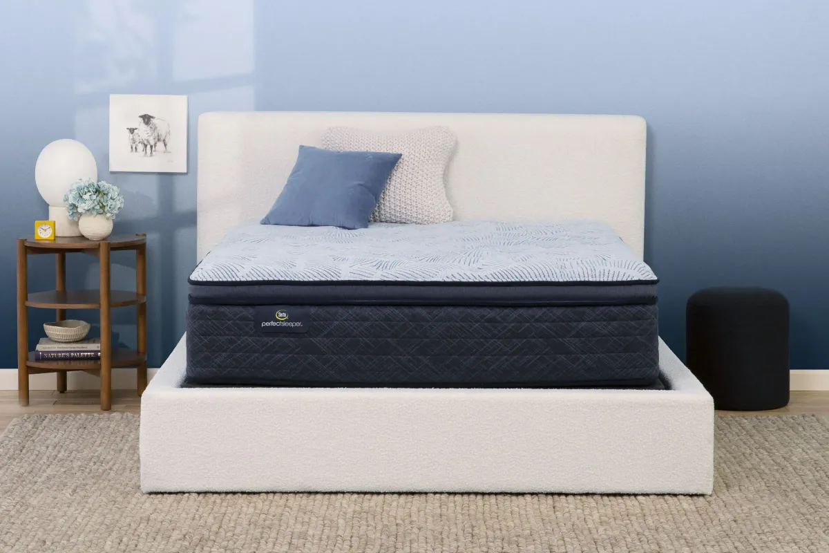 Serta Perfect Sleeper Blue Lagoon Nights Plush Pillowtop Innerspring King 14.5" Mattress