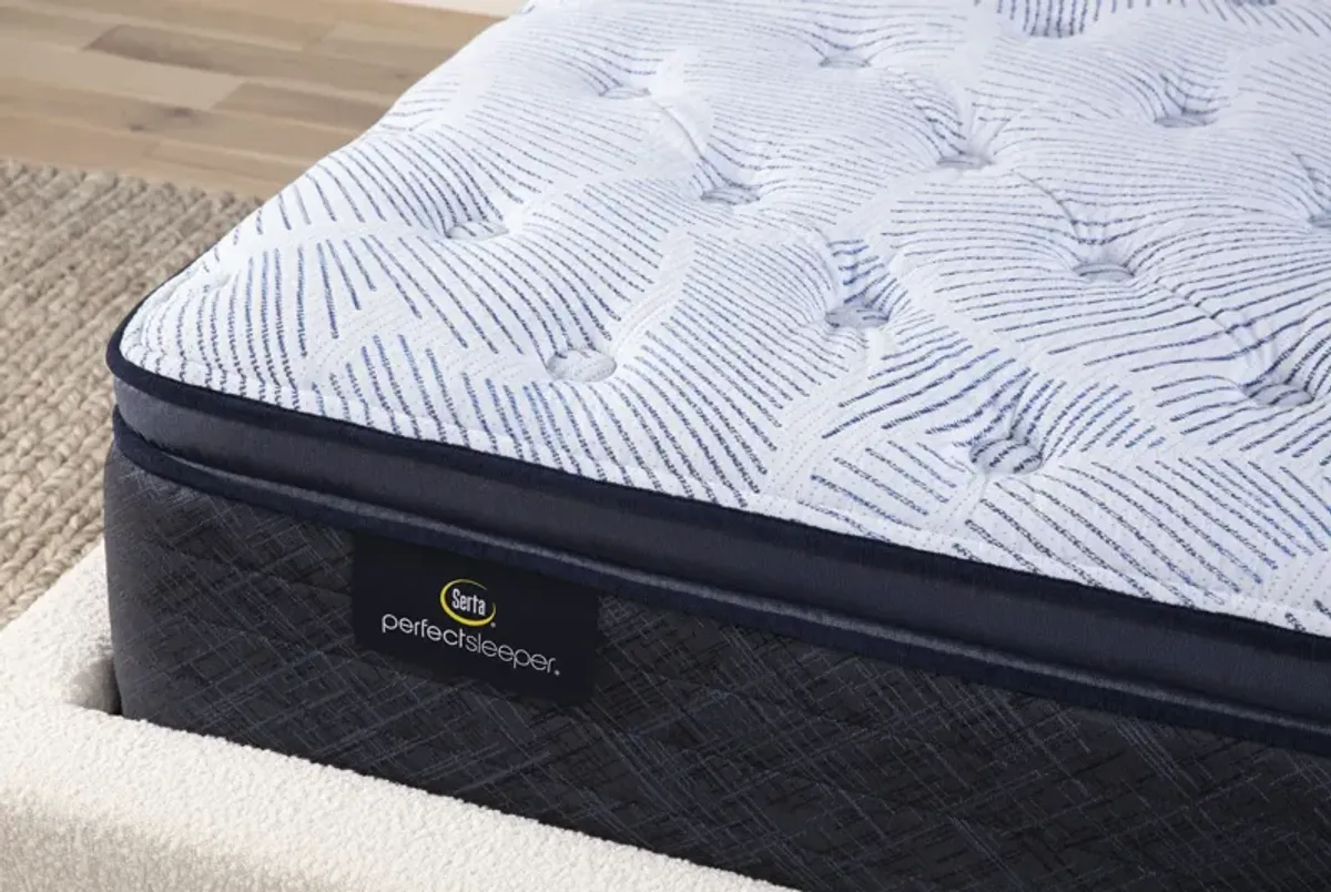 Serta Perfect Sleeper Blue Lagoon Nights Plush Pillowtop Innerspring California King 14.5" Mattress