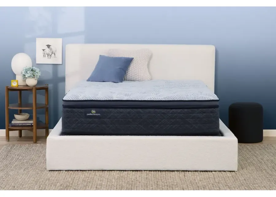 Serta Perfect Sleeper Blue Lagoon Nights Plush Pillowtop Innerspring Twin Mattress