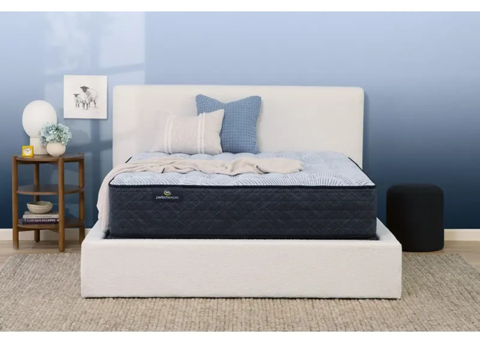 Serta Perfect Sleeper Blue Lagoon Nights Medium Innerspring Queen 13.5" Mattress