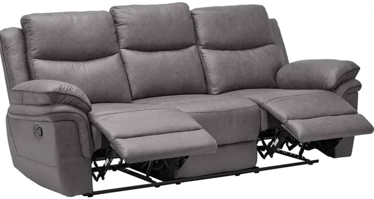 Ridley Grey Reclining Sofa