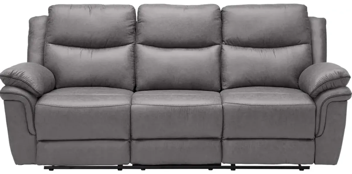 Ridley Grey Reclining Sofa