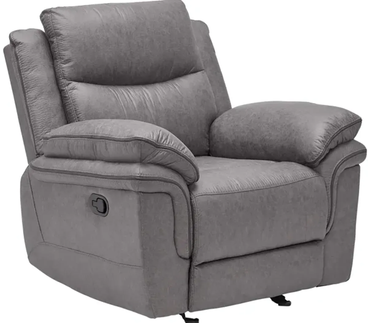 Ridley Grey Glider Recliner