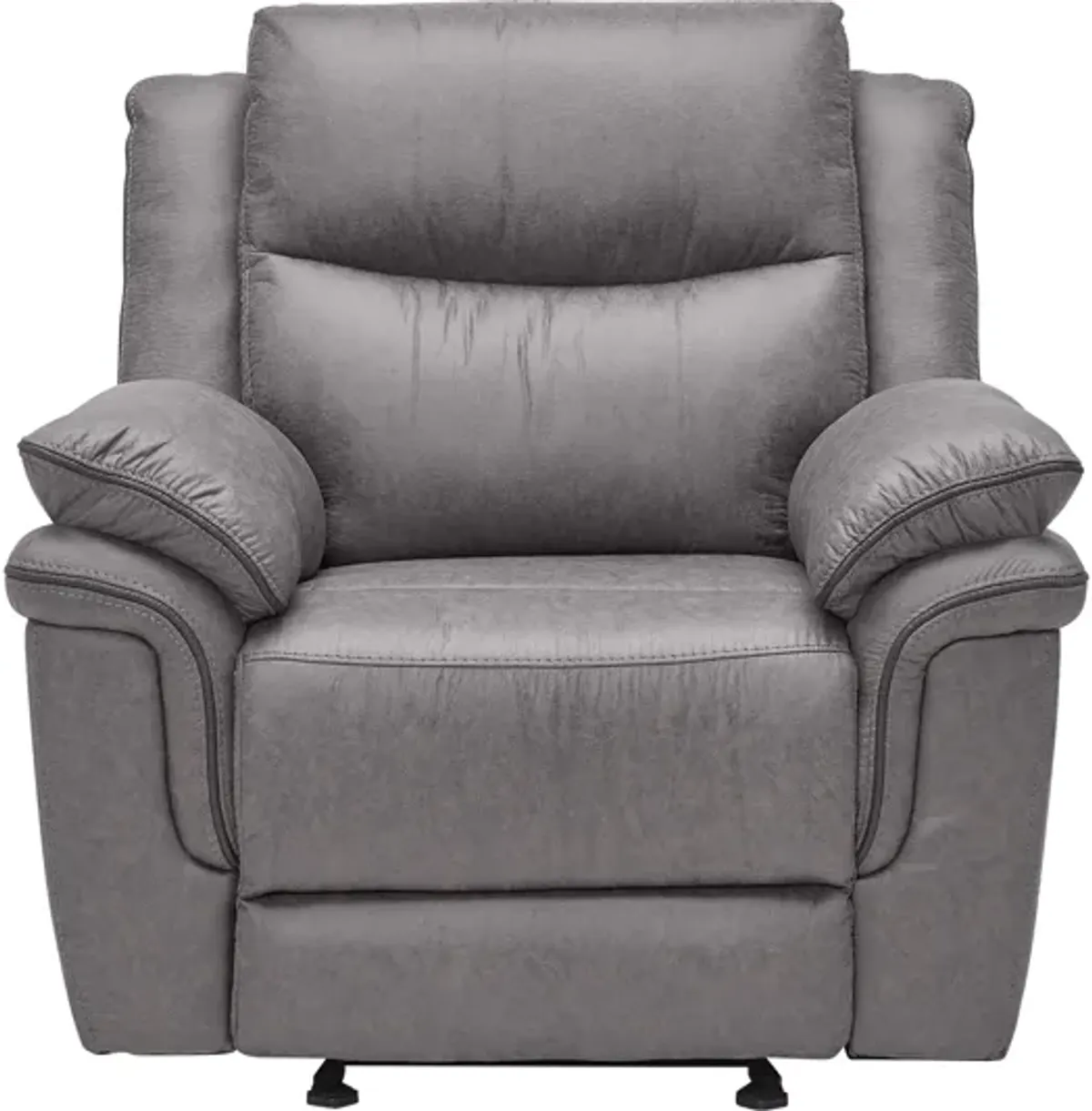 Ridley Grey Glider Recliner