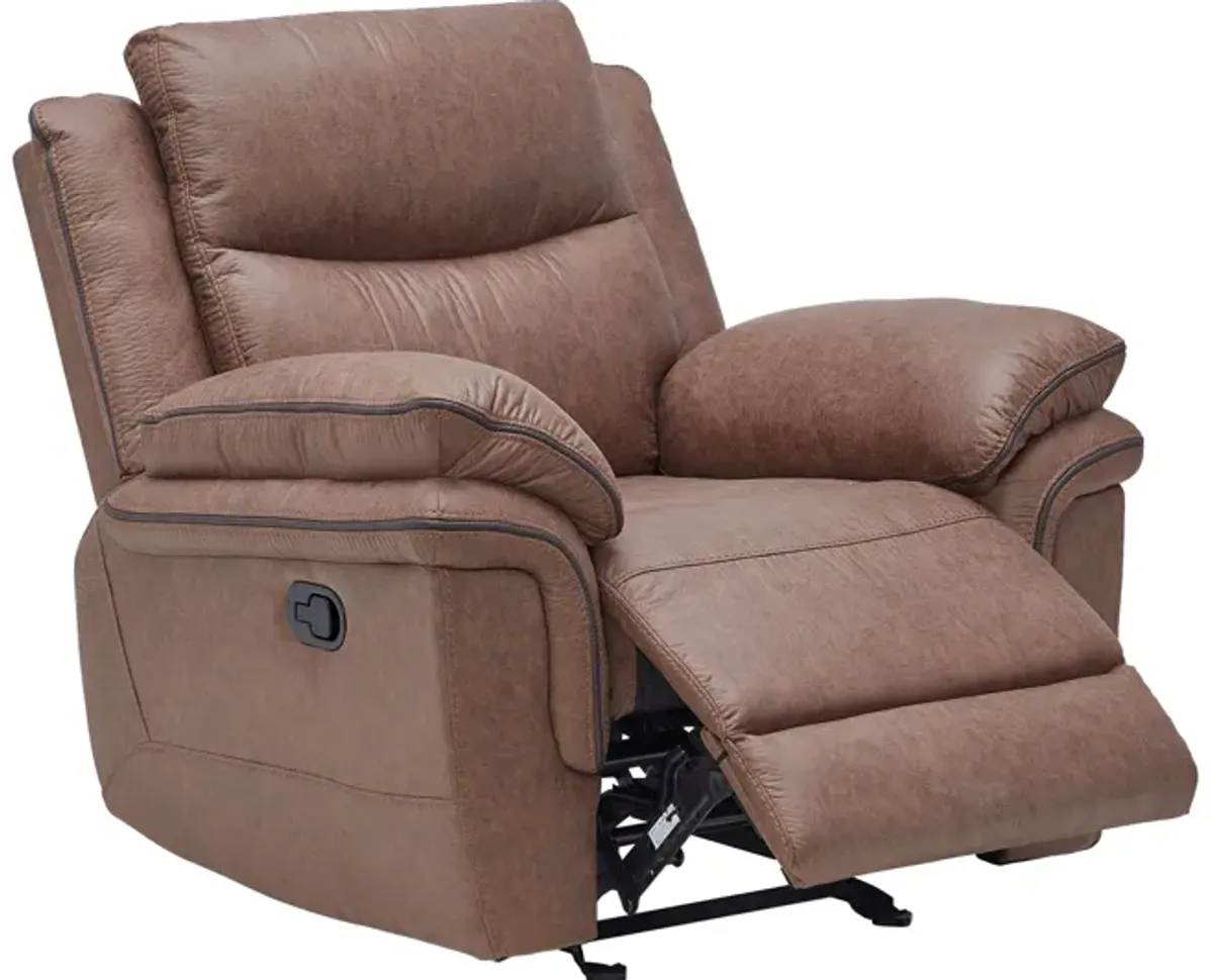 Ridley Brown Glider Recliner