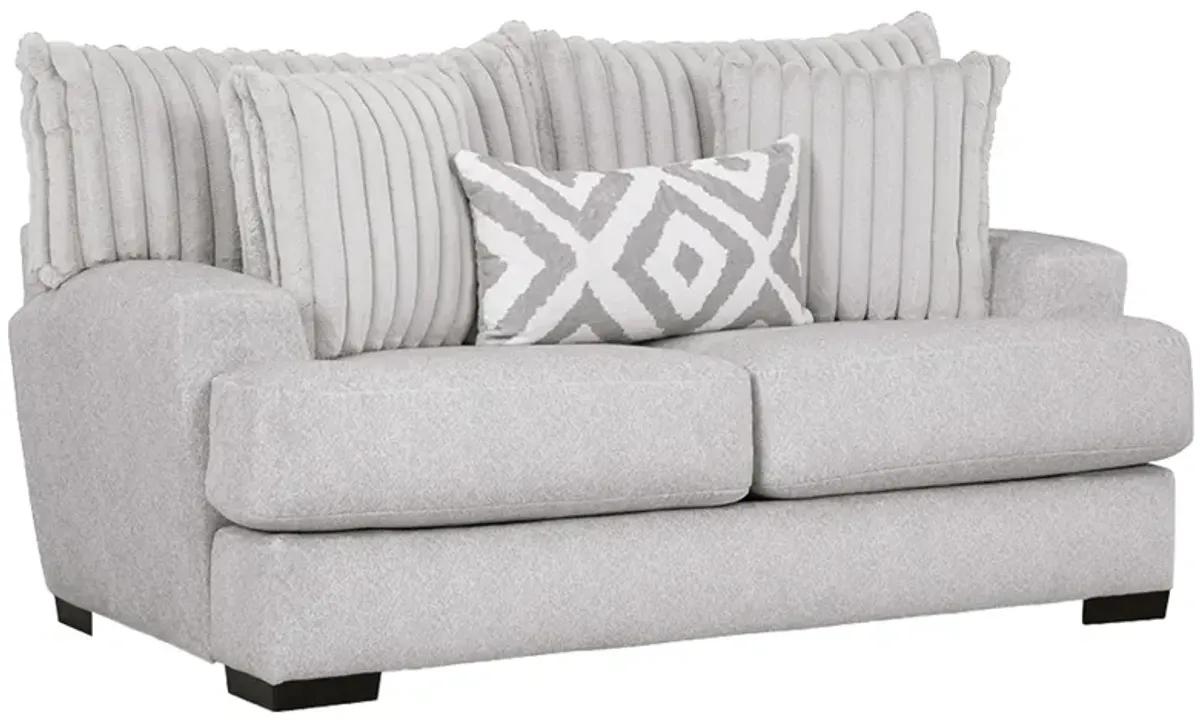 Chloe Silver Loveseat