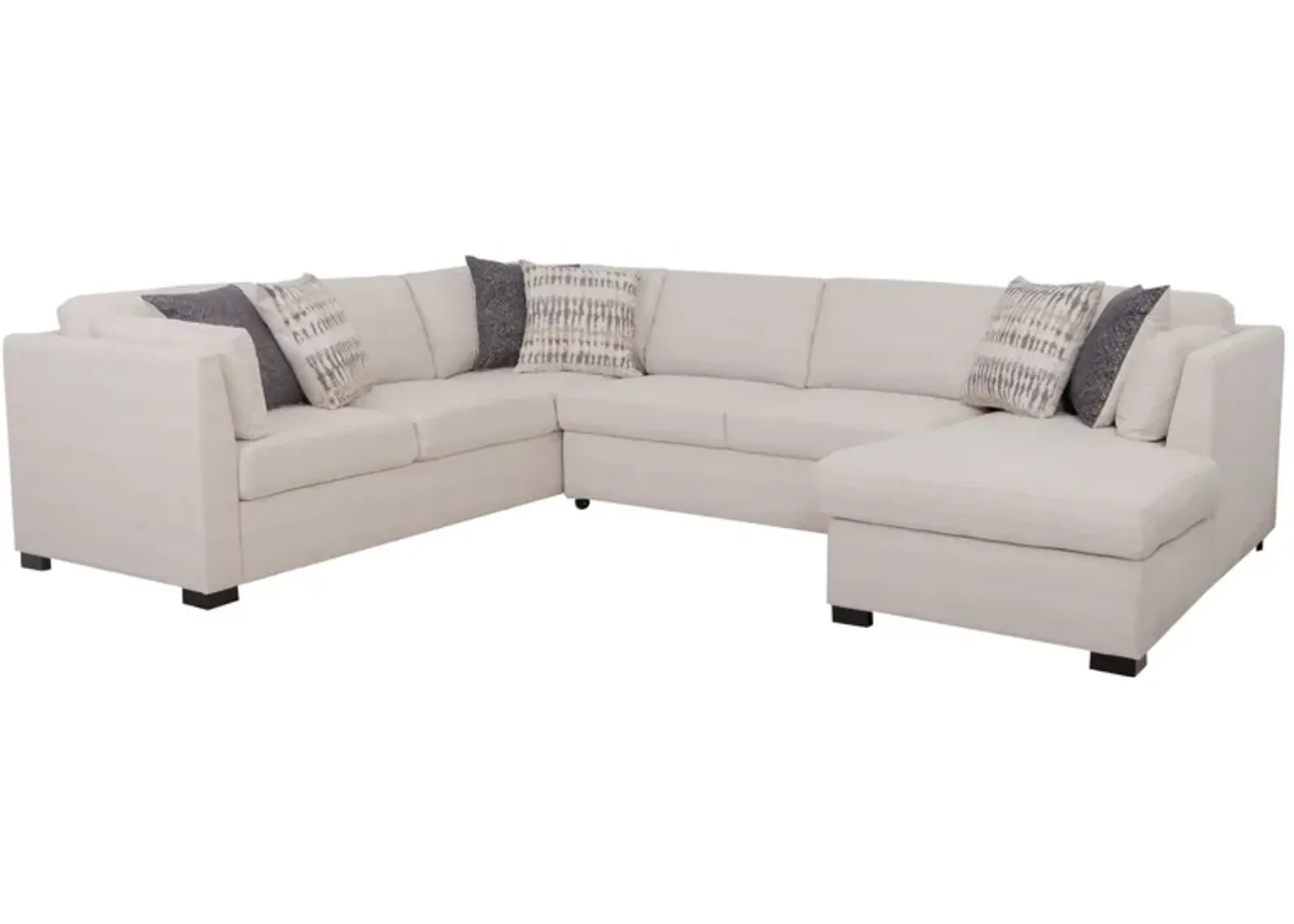 Nova 3-Piece Sleeper Sectional with Right Arm Facing Chaise