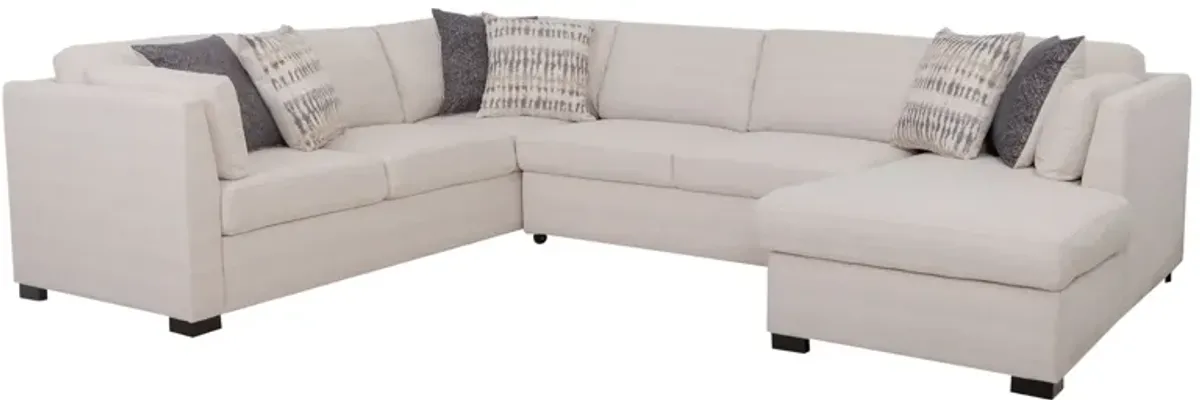 Nova 3-Piece Sleeper Sectional with Right Arm Facing Chaise