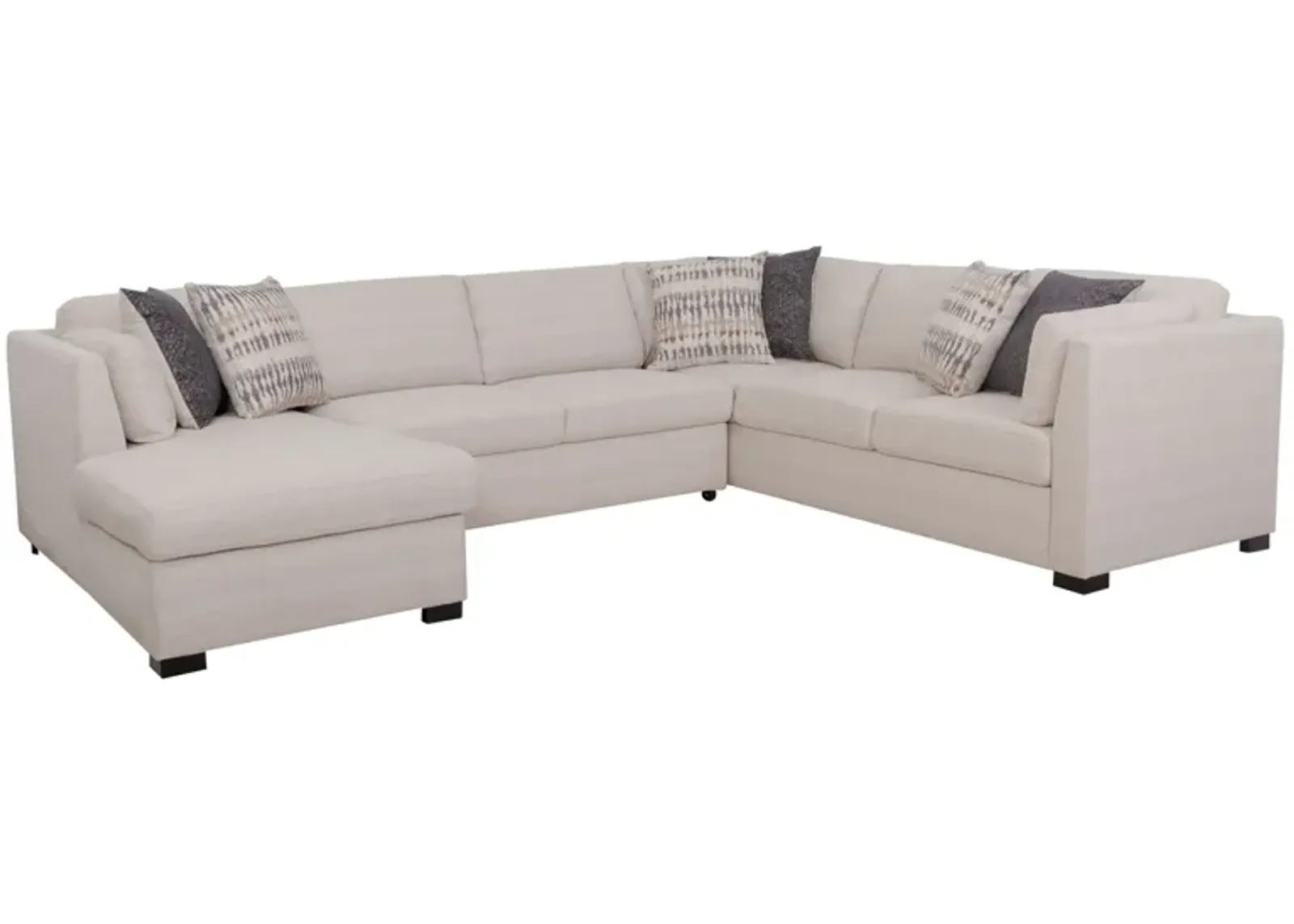 Nova 3-Piece Sleeper Sectional with Left Arm Facing Chaise