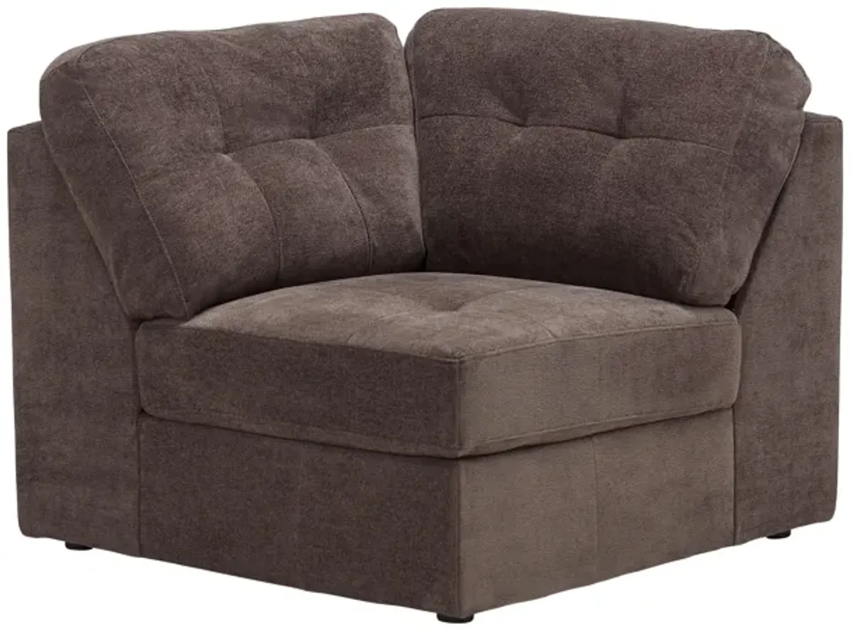 Rio Chocolate 7-Piece Sectional with Ottoman