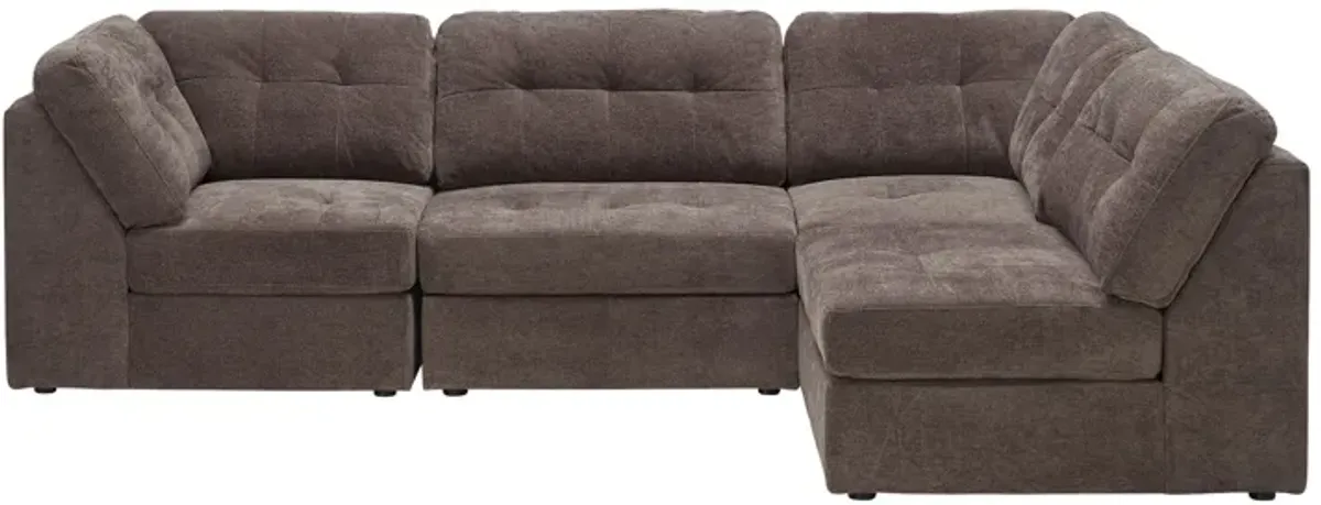 Rio Chocolate 4-Piece Sectional