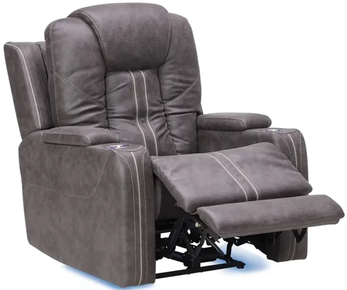 Maverick2 Grey Audio Triple Power Recliner