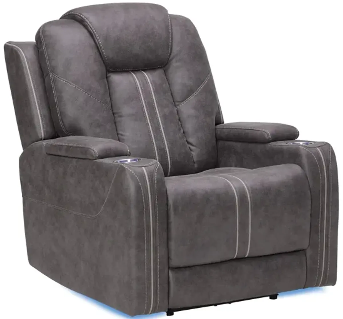 Maverick2 Grey Audio Triple Power Recliner