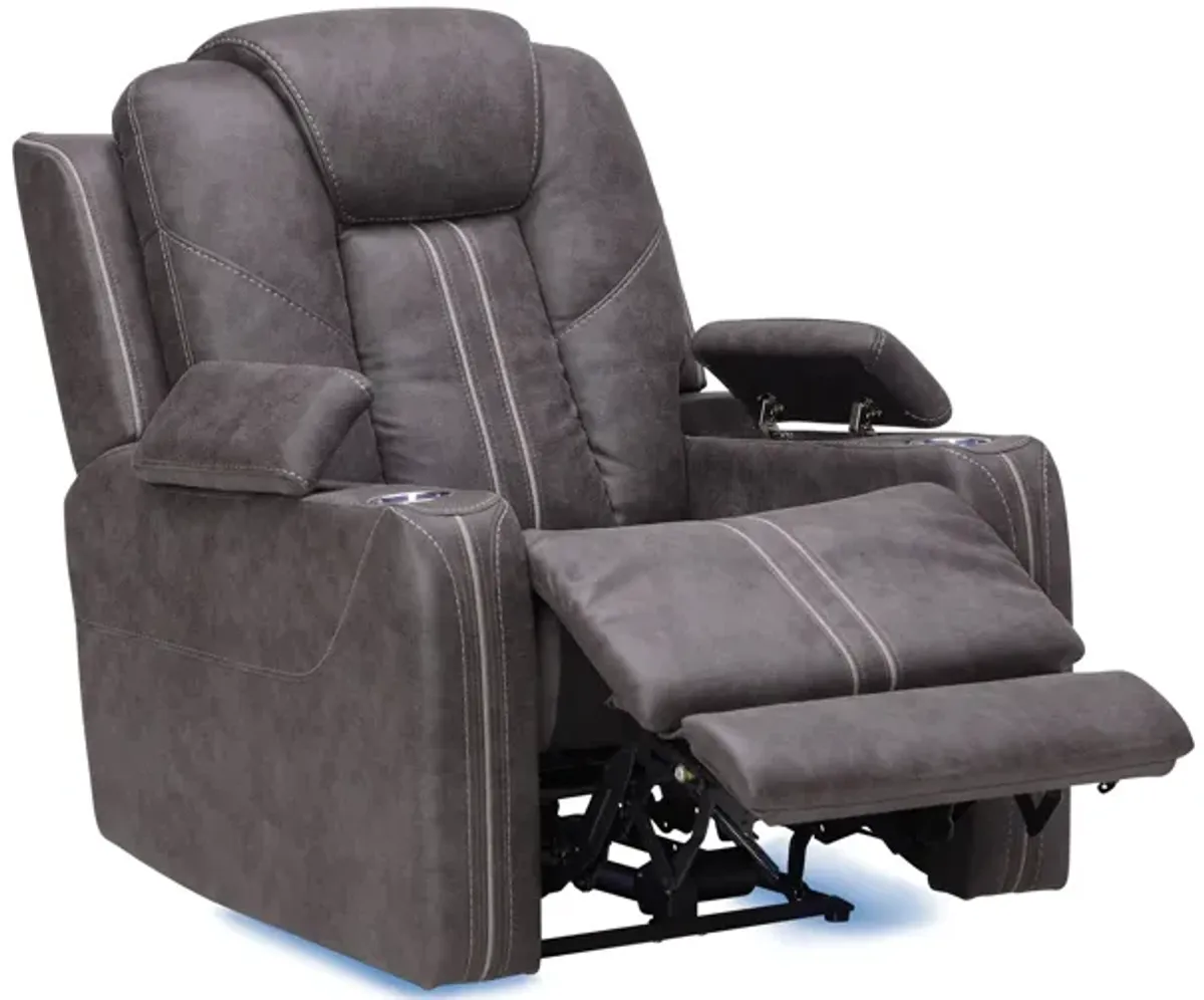 Maverick2 Grey Audio Triple Power Recliner