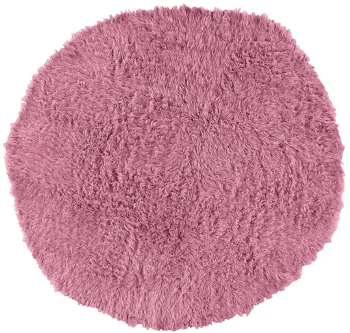 Flokati 8 Foot Round Woven Rug