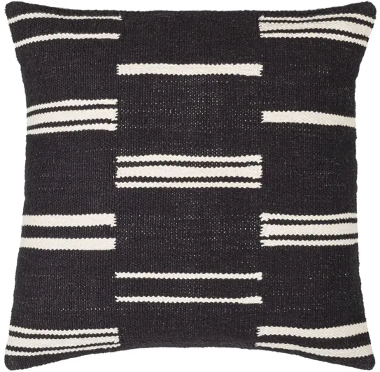 Carlton Black 20"Accent Pillow