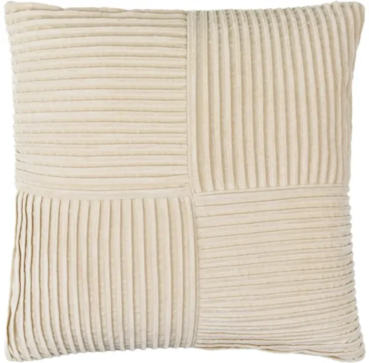 Conrad Beige 20" Accent Pillow