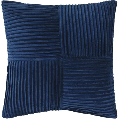Conrad Dark Blue 20" Accent Pillow