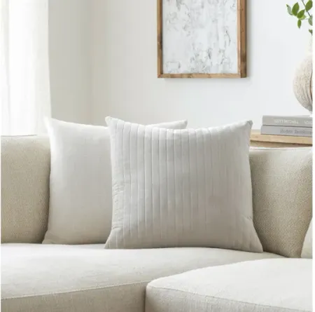 Digby Oatmeal 20" Accent Pillow