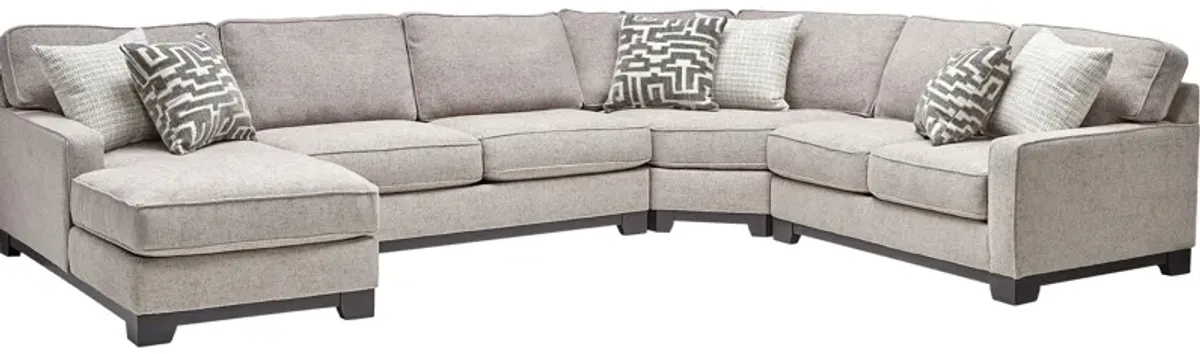 Hartley 4-Piece Sectional with Left Arm Facing Chaise by Jonathan Louis