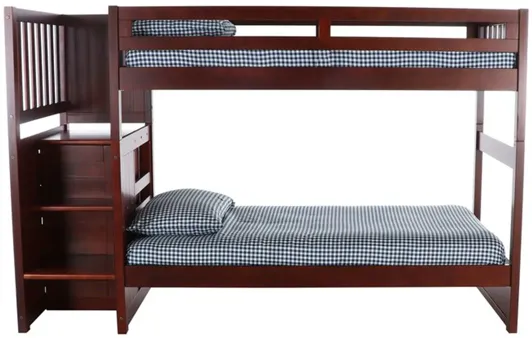 Mason Twin over Twin Stair Bunk Bed