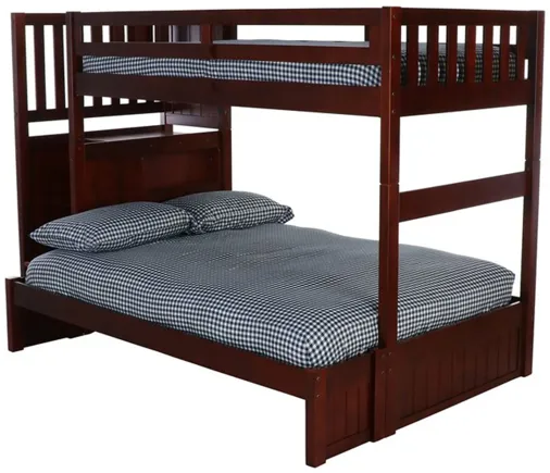 Mason Twin over Full Stair Bunk Bed