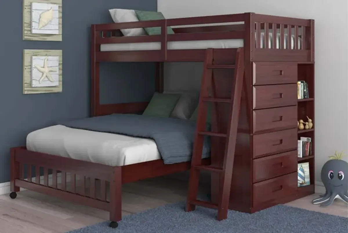 Mason Twin over Full Loft Bunk Bed