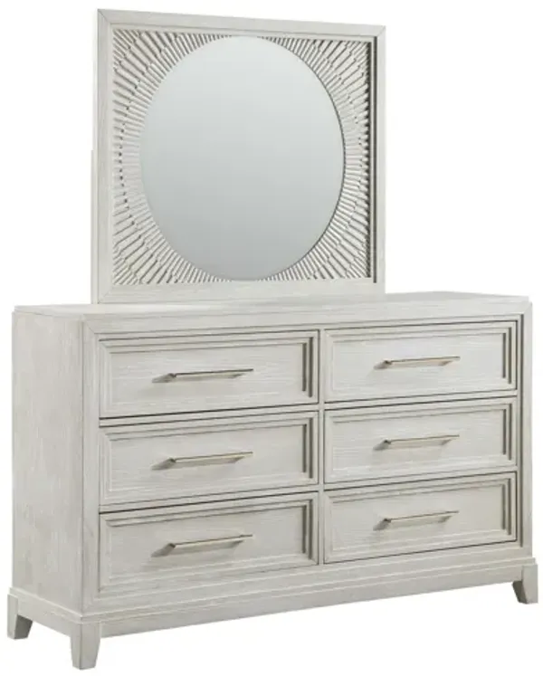 Meredith Cream Dresser + Mirror