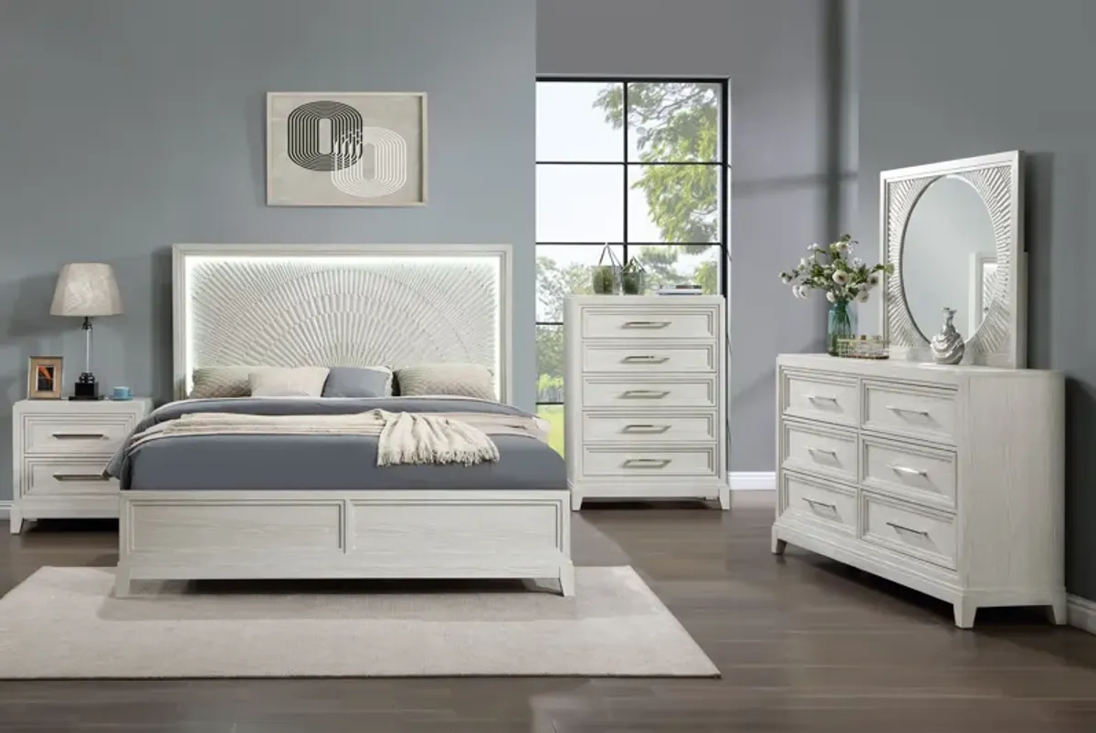 Meredith Cream 3-Piece King Bedroom Set