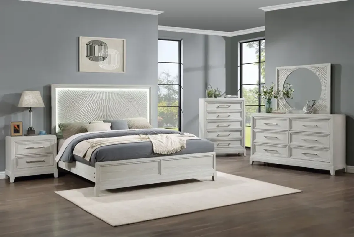Meredith Cream 3-Piece King Bedroom Set