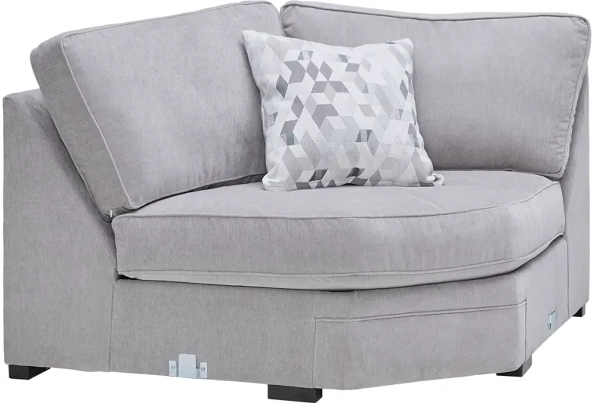 Campbell 4-Piece Wedge Sectional with Left Arm Facing Chaise by Jonathan Louis