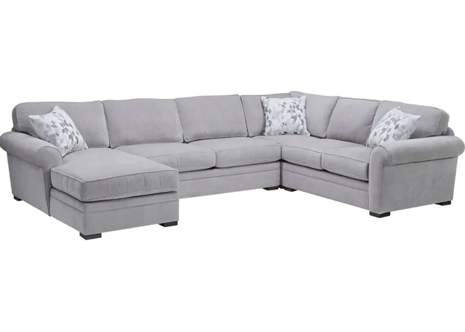 Campbell 4-Piece Corner Sectional with Left Arm Facing Chaise by Jonathan Louis