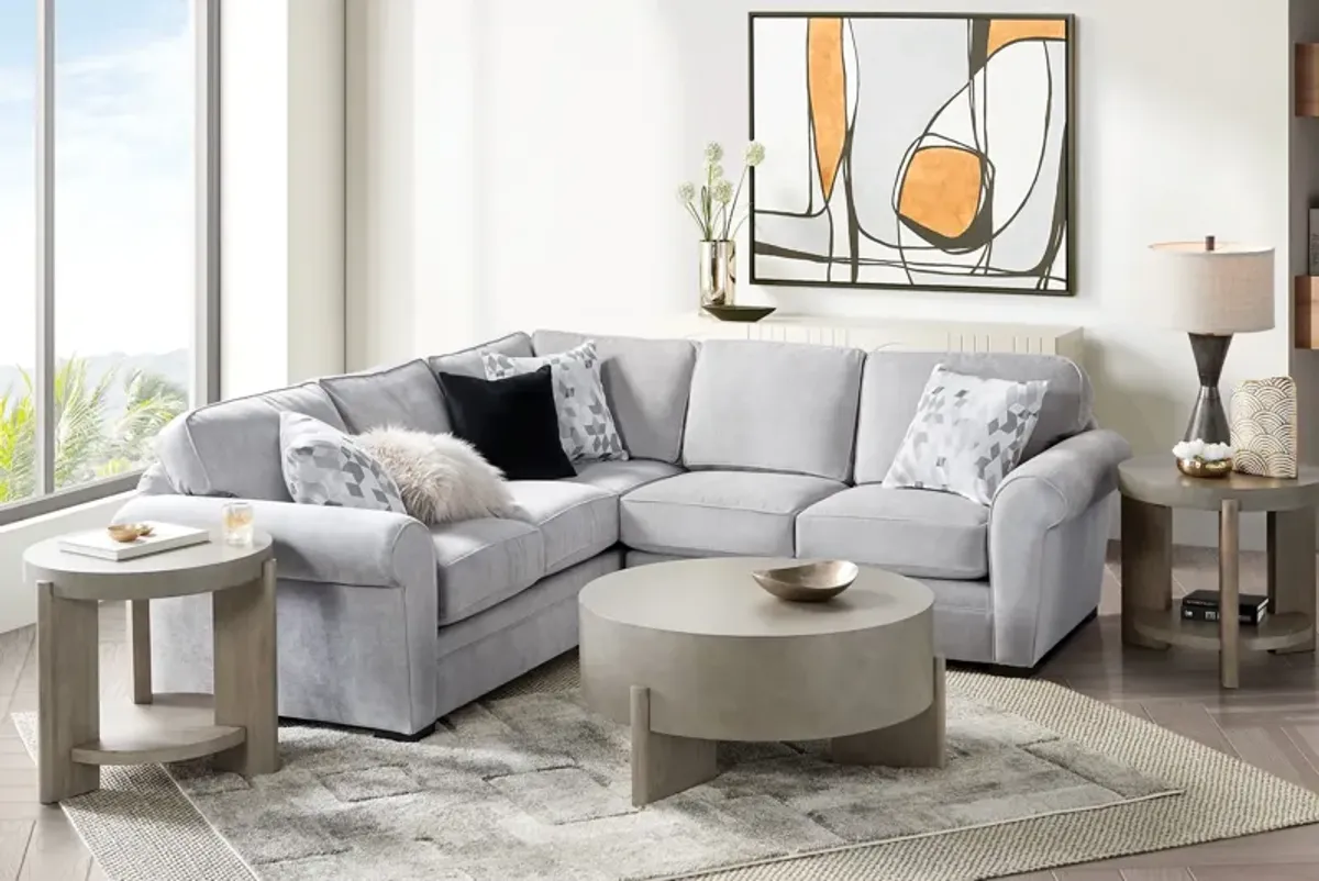 Campbell 3-Piece Corner Sectional by Jonathan Louis