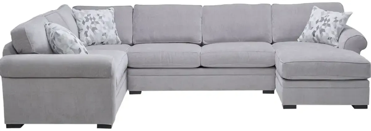 Campbell 3-Piece Sectional with Right Arm Facing Chaise by Jonathan Louis