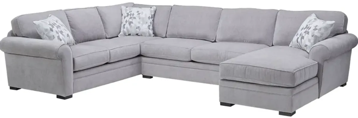 Campbell 3-Piece Sectional with Right Arm Facing Chaise by Jonathan Louis