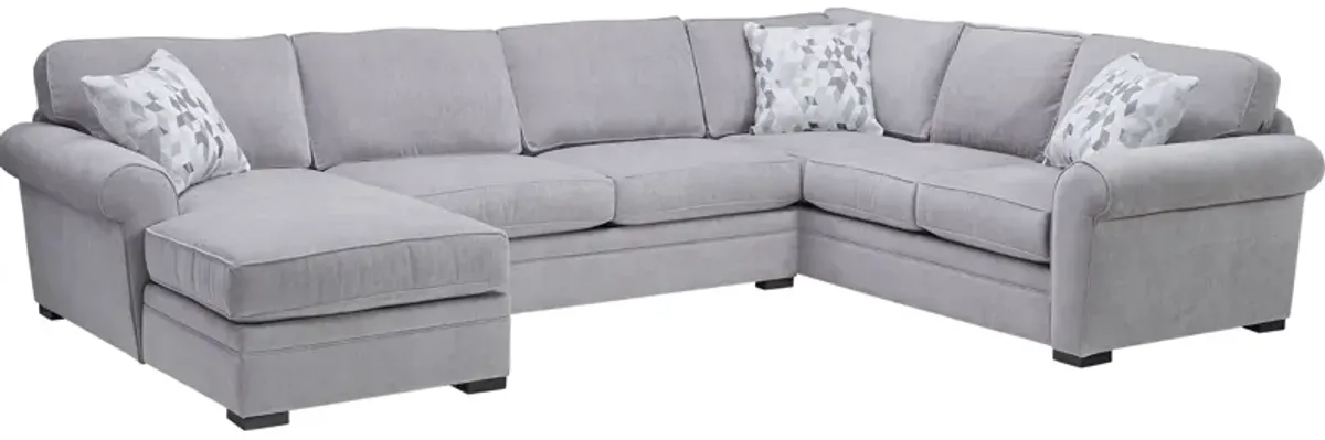 Campbell 3-Piece Sectional with Left Arm Facing Chaise by Jonathan Louis