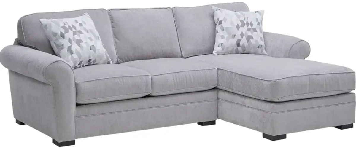 Campbell 2-Piece Sectional with Right Arm Facing Chaise by Jonathan Louis