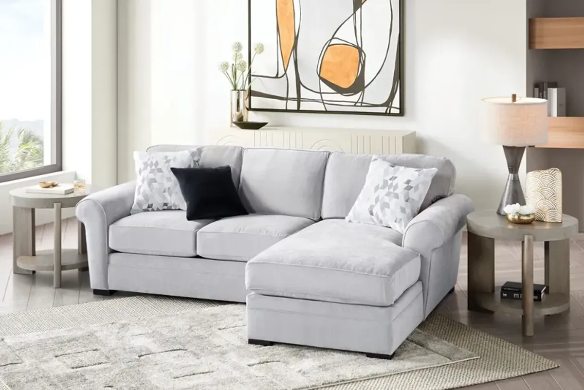 Campbell 2-Piece Sectional with Right Arm Facing Chaise by Jonathan Louis