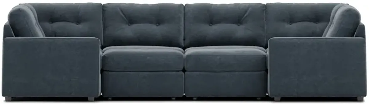 ModularOne Navy 6-Piece Sectional